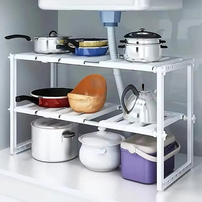 Cabinet Organiser Shelves, Stackable Kitchen Counter Shelves, Cabinet Organiser And Storage, Pantry Organiser