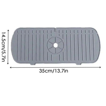 Kitchen Faucet Splash Pad Silicone Sink Faucet Splash Guard Mat Sponge Drain Pad Countertop Protector for Bath Kitchen Gadgets