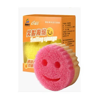 Two Side Dish Washing Sponge Kitchen Cleaning Strong Scouring Pad Miracle Sponge Household Kitchen Magic Cleaning Wipe Sponge