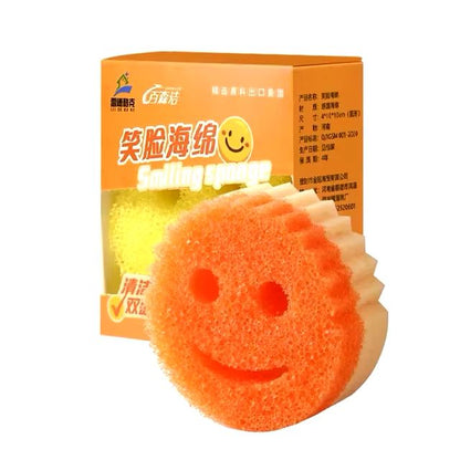 Two Side Dish Washing Sponge Kitchen Cleaning Strong Scouring Pad Miracle Sponge Household Kitchen Magic Cleaning Wipe Sponge